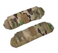 ZIDDAR 2 Pack Shoulder Strap Pad Vest Shoulder Strap Pads Backpack Strap Pads Fit 2'' Bags Shoulder Straps Brown Backpack