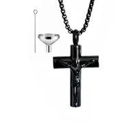 ZIDDAR Bereavement Necklace Suit Religious Cremation Jewelry Memorials Cylinder Pendants For Ashes Keepsakes