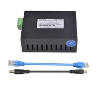 ZIDDAR Ethernet Power Separator Splitter 12V 5A 1000Mbps Metal Housing Fast Heat Dissipation Enhances Netwoking Connection