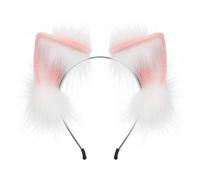 ZIDDAR Handmade Cartoon Foxes Ear Hair Hoop Woman Halloween Makeup Headband For Easter Carnivals Cosplay Hair Accessories Halloween Headbands For Women Headbands Adults Anime Character Cosplay
