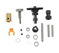 ZIDDAR Hardened Steel 3D Printer Parts Extruder NanoCoated Drive Gear Compatible For 0.2/2.4 Extruder Upgrades Parts
