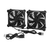 ZIDDAR High Airflows 120mm USB Cooling Fan With Rubber Feet For Routers Modems DVRs And PC Laptop Stands USB Powereds Fan