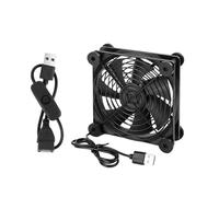 ZIDDAR High Airflows 120mm USB Cooling Fan With Rubber Feet For Routers Modems DVRs And PC Laptop Stands USB Powereds Fan