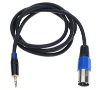 ZIDDAR High Conductivity 3Pin Female to 3.5mm Cable Metal Connectors for Home Cinemas Entertainment Tablet to Active Connection Cable