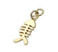 ZIDDAR Modern Fishbone Design Alloy Pendant Charm For Bags Accessories Practical Lightweight Decorative Gift Lightweight Metal Jewelry Pendant