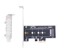 ZIDDAR PCIExpress 1X To NVME Adapters 32Gbps Transfer Rate Space Saving Solution For PC Not Driver Required Thermals Management Motherboards NVMe Converters