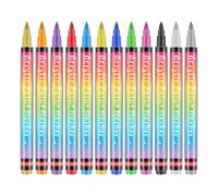ZIDDAR Pet Nails Colouring Pens 12Color Safe And Smellless Soft Brush Cats Nails Art Polish Pen Cats Dog Grooming Kits Easy To Use