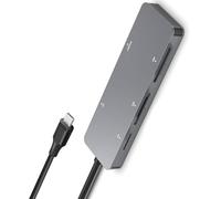 ZIDDAR TypeC3.0 Multiple Card Reader For CFasts CFXD SDTF Card With Fast Speed Data Transfer