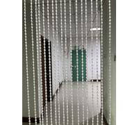 ZiDeTang 18 Rows Acrylic Calabash Door Beaded Curtain Home Décor String Doorway Room Divider Tassel Window Blind Screen Panel for Wedding café Office (39.3" x 76.7",Clear)