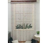 ZiDeTang Acrylic Beaded Door Curtain Décor Tassel Room Divider Curtain (Brown, 300cm by 250cm)
