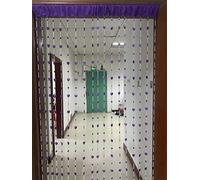 ZiDeTang Acrylic Beaded Door Curtain Home Décor Tassel Room Divider Curtain (100cm by 195cm, Heart Purple)