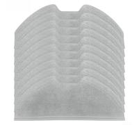 zidiau 10 Pack Microfiber Mop Cloths Replacement Mop Cloth Pads Fits for Eufy X8 Pro Series Robotic Vacuum Cleaners, Washable & Reusable Mops Cloths Mopping Pads