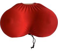 zidiau Buding Boobs Breasts Pillow Cushion,Ergonomic Latex Chest Pillow with Pillowcase, Soft Foam Sleep Pillow for Neck Pain, Gift for Men Women (Red)