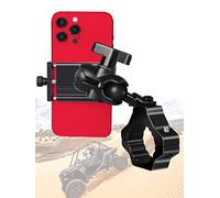 ZIDIYORUO UTV Phone Holder, SXS Phone Holder Mount on 1.75-2 Roll Cage Bar, Fits 4.7-7.8 Smart Devices. Stable and Strong Design for UTV ATV and SXS. Free View of Portrait and Landscape