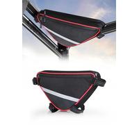 ZIDIYORUO UTV Roll Bar Triangle Storage Bag 2-Pack, Waterproof Overhead Roof Side Door Corner Organizer Compatible with Polaris RZR Ranger Can-Am Maverick Defender Honda Pioneer Teryx Golf Cart