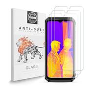 Zidwzidwei Tempered Glass Screen Protector for Ulefone Power Armor 19T [3 Pieces], 9H Hardness, 2.5D High Definition, Bubble Free, Anti Scratch Screen Protector for Ulefone Power Armor 19T