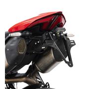 IBEX ZIEGER Basic Number Plate Holder for Ducati Hypermotard V2 Rear, Black