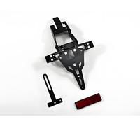 ZIEGER Black License Plate Holder Rear Compatible With Kawasaki ER-6 n/f 2012-16