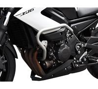 ZIEGER Crash Bar Protection Bar Compatible With Yamaha XJ6 Year 2013-16 Silver