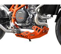 ZIEGER Engine Guard for KTM 690 Duke 2012-2019 Orange Powder Coated Aluminum 3mm