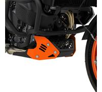 ZIEGER KTM 890 SMT 2023- Spoiler Skid Plate, Orange Aluminium Underbody