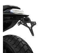ZIEGER License Plate Holder Rear For Benelli Leoncino 800 2022-26 Black Metal