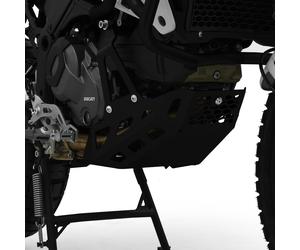 Zieger Motor Protection Skid Plate Compatible With Ducati Desertx Black