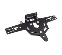 IBEX 10012150 ZIEGER Pro 125 Rear Black Powder-Coated License Plate Bracket