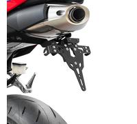 ZIEGER Pro Black License Plate Bracket for Honda CBR 600 RR Rear, Screw-On