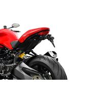 ZIEGER Pro Black License Plate Holder For Ducati Monster 797 821 1200 S A