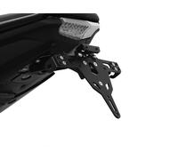 Zieger Type B Au/cz/nl/b/gr/es Yamaha Mt-125 License Plate Holder With Light Silver