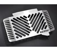 ZIEGER Radiator Cover Compatible with Yamaha MT-125 Logo Silver