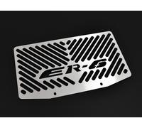 ZIEGER Radiator Cover For Kawasaki ER-6 N/F Year 09-11 Water Cooler Logo Silver