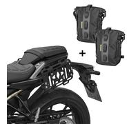 ZIEGER Side Bag Carrier + Bags Size S Compatible With SUZUKI GSX-8T