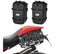 ZIEGER Side Luggage Carrier Compatible With Ducati Monster + Bag Size M