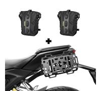 ZIEGER Side Case Carrier Screw-On + Bag Size S Compatible With Honda CB 125 R
