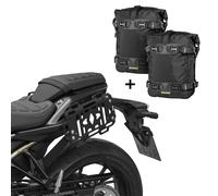 ZIEGER Side Luggage Rack + 2 Bags (10L) Compatible With Suzuki GSX-8T | TT