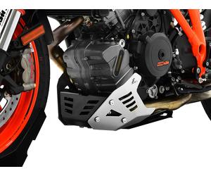 Zieger Underbody Protection Compatible With KTM 1290 Super Duke R Black / Silver