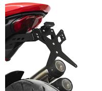 ZIEGER X-Line License Plate Holder for Ducati Monster Rear, Black