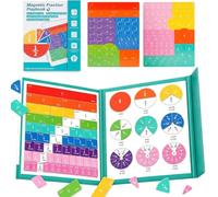 ZIEKKAS Magnetic Fraction Learning Set, Fraction Educational Puzzle