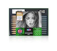 Zieler 10 Artists Pencil Sketching Set with Artists Eraser and Sharpener