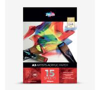 Zieler : Acrylic Pad : 300gsm : 15 Sheets : A3