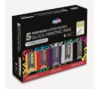 Zieler : Block Printing Inks : Water-Based : 38ml : Intense Colours