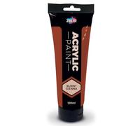 Zieler Burnt Sienna Acrylic Paint | 120ml Easy Squeeze Tube