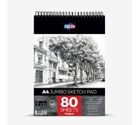 Zieler : Jumbo Sketch Pad : 150gsm : A4 : 80 sheets