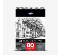 Zieler : Jumbo Sketch Pad : 150gsm : A5 : 80 sheets