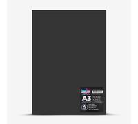 Zieler : Mount Board : 1400 Micron : A3 : Pack of 4 : Black