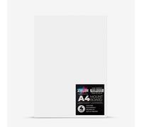 Zieler : Mount Board : 1400 Micron : A4 : Pack of 4 : White