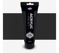 Zieler : Premium Acrylic Paint : 120ml : Lamp Black