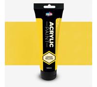 Zieler : Premium Acrylic Paint : 120ml : Lemon Yellow